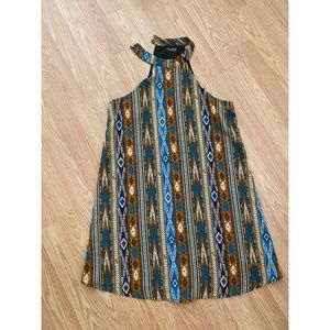 Audrey high neck short dress